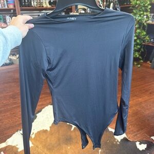 PUMIEY NWOT Black Long Sleeve Bodysuit